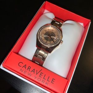 Caravelle Women’s Rose Gold- Stainless Steel Watch